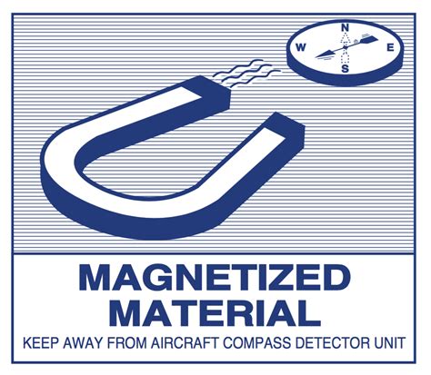 Magnetized Material Label Iata Buy Securely Online