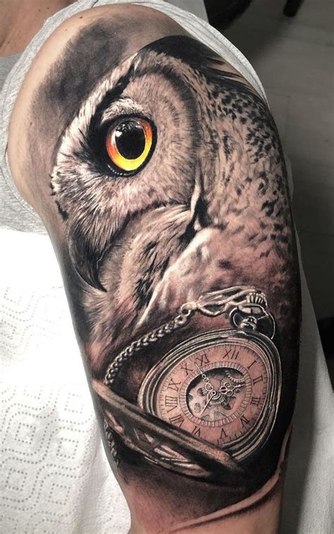 Beautiful Owl Tattoo Ideas © Tattoo Artist Gabriele Pellerone