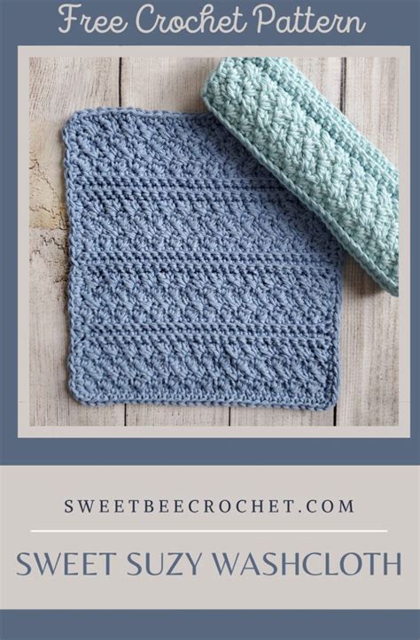 Simple Sweet Suzy Washcloth Free Crochet Pattern — Craftorator
