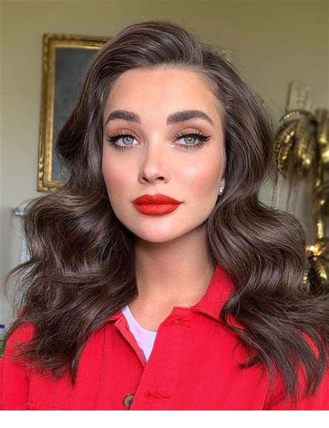 Trendy Makeup Looks With Red Lipstick For You Stunning Makeup Looks Red Lipstick Red Lips