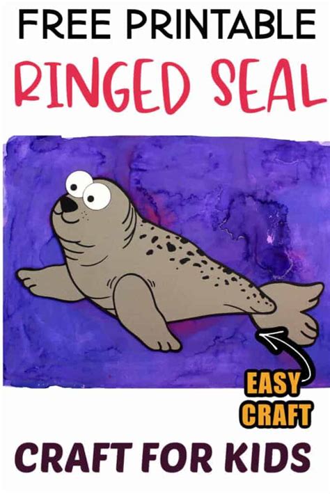 Arctic Animal Crafts For Preschoolers Ringed Seal Craft Play Learn