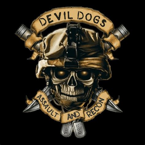 Usmc Devil Dog Drawing