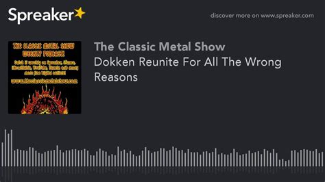 Dokken Reunite For All The Wrong Reasons Youtube