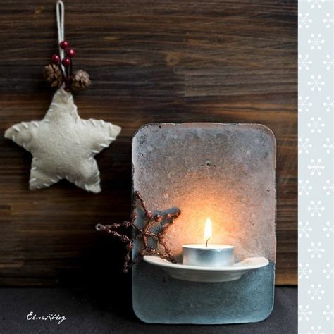 Tea Light Holder From Cement Diy · How To Make A Votive