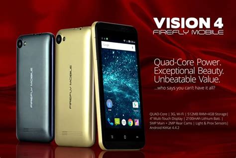 Firefly Mobile Vision 4 Announced 4 Inch Quad Core With Hspa Priced