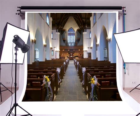 8x8ft Christian Church Wedding Photography Background Studio Photo Prop
