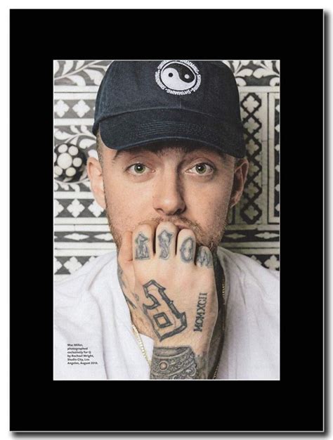 Gasolinerainbows Mac Miller Los Angeles 2018 Matted Mounted