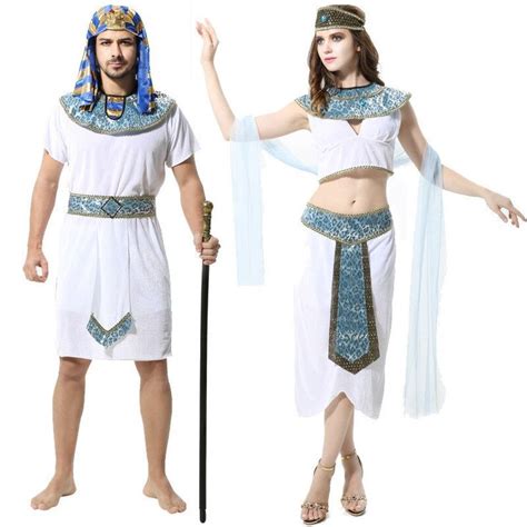 Модные вечерние Древний Египет король queen Костюмы Фараон Клеопатра костюмы на Хэллоуин Косплэй