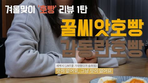 저도 직접 사서 먹어봤는데 달달하니 맛있더라구요 핫 오해하실까봐 말씀드리지만 절대 광고 아니랍니다! 신상 꿀씨앗호빵+감동란호빵을 먹어봤다 - YouTube