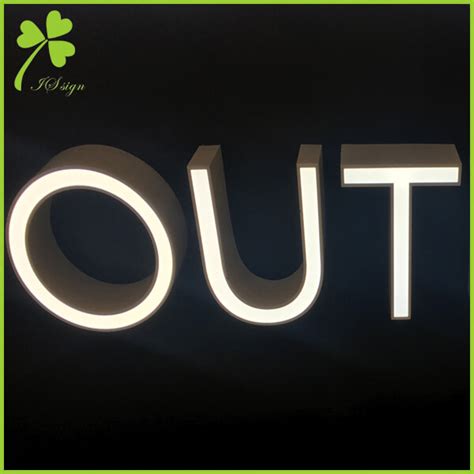 Outdoor Lighted Business Signs Outdoor Frontlit Letters Is Led Sign