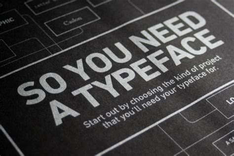 Fpo So You Need A Typeface Poster