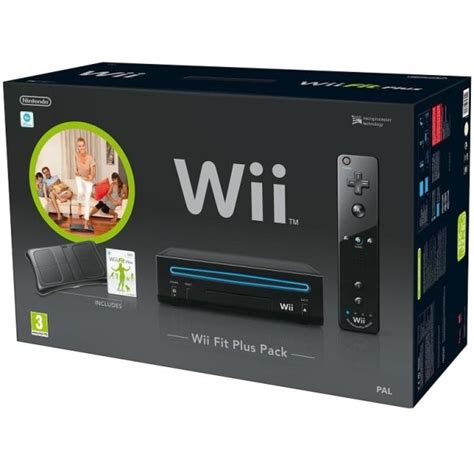 Nintendo Wii Console Bundle With Wii Fit Plus Wii Balance Board And Wii Remote Plus Black