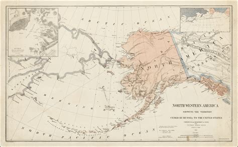 State road 3, state road 4, state road 7, state road 9 and state road 11. A seminal Alaska map - Rare & Antique Maps