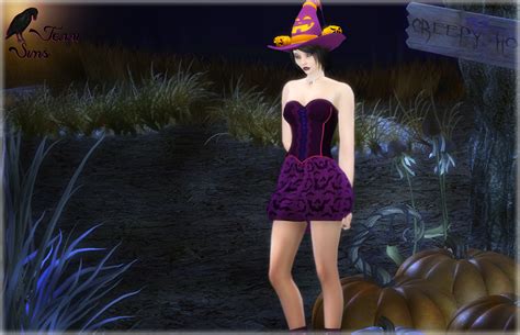 Downloads Sims 4painting Screenshot Backdrop Happy Halloween