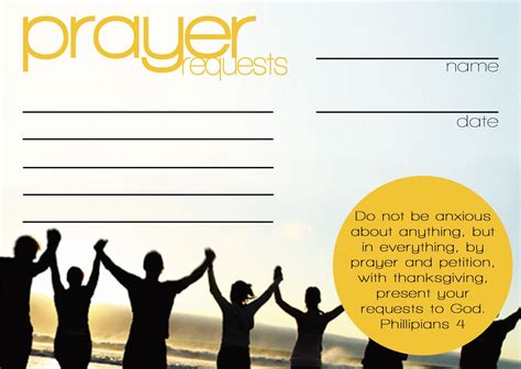 Free Printable Prayer Request Cards Printable World Holiday