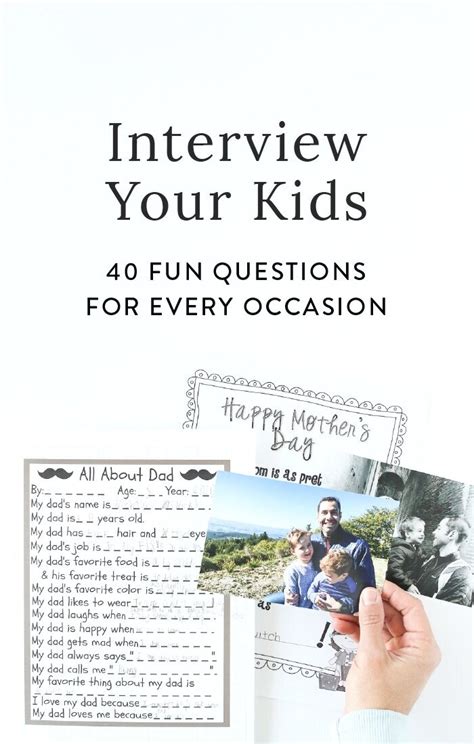 40 Fun Interview Questions For Kids On Every Occasion — All The Best
