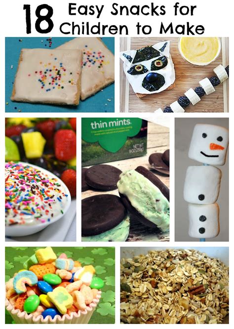 18 Easy Snacks For Children To Make