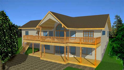 The ranch house plan style has a variety of definitions. Mountain House Plan with Spacious Rear Deck - 35074GH ...