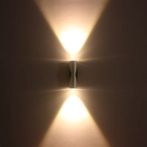 Modern 6w Led Wall Sconce Simple Up Down Wall Lamp Ac85 265v Aluminum