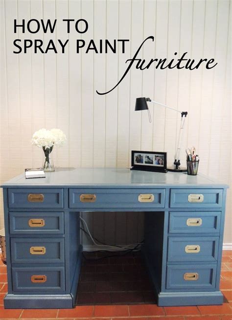 Great Color For School Room Desk And It Is Spray Paint How To Spray