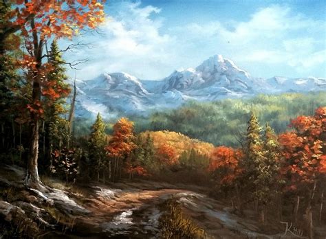 Kevin Hill Autumn Valley Painting Learn Oil Painting Oil Painting