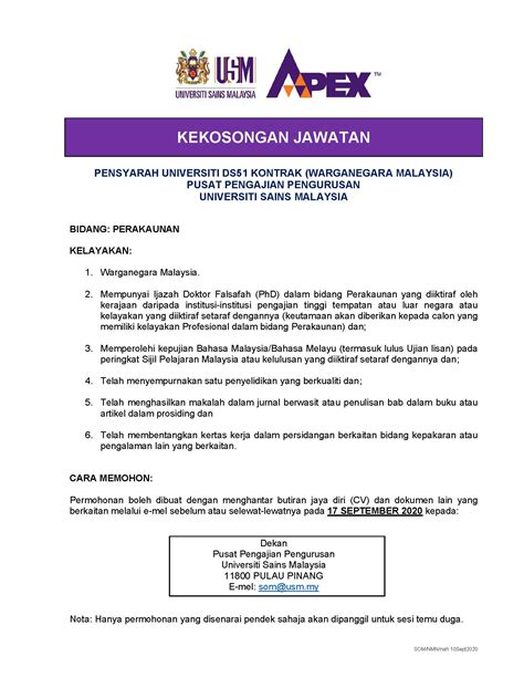 Mohon jawatan pensyarah hampir ke separuh universiti di malaysia. Kontrak Kerja Malaysia : Official Portal Of Risda Jawatan ...