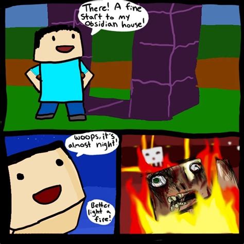 Funny Minecraft Comic
