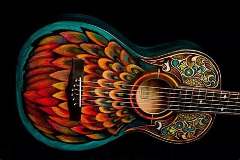 Beautiful Music Guitar Artwork Guitar Art Guitar