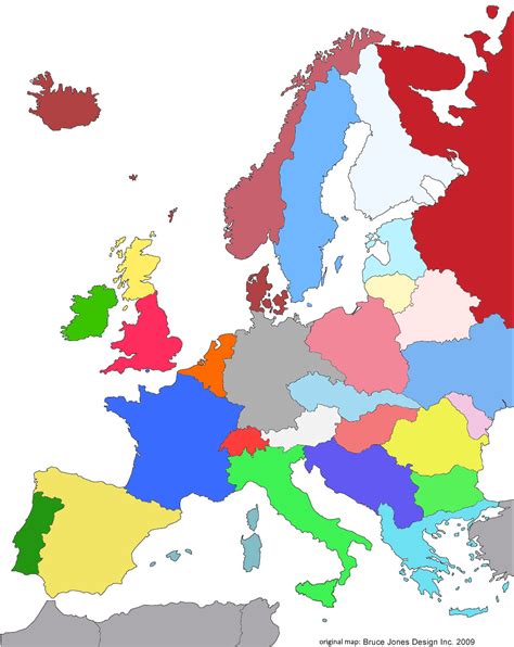 Europe With In My Opinion The Best Looking Borders Rdrewdurnil