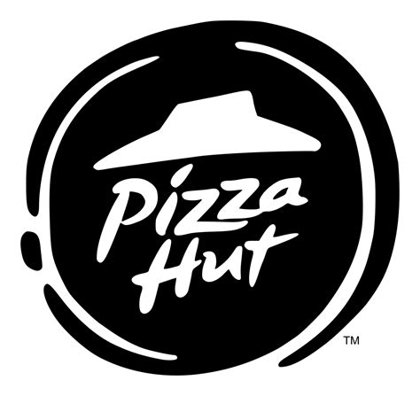 Pizza Hut Logo Black And White Brands Logos