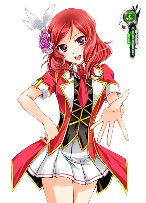 Love Livenishikino Maki Cute Red Idol Render Ors Anime Renders