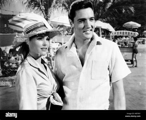 Fun In Acapulco From Left Ursula Andress Elvis Presley 1963 Stock