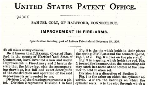 revolver patented 179 years ago today… daily bulletin