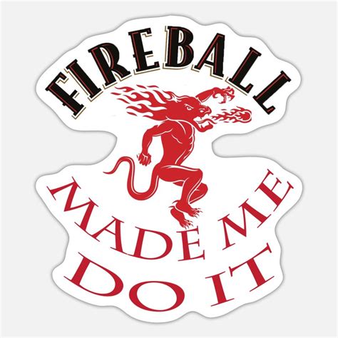 Fireball Stickers Unique Designs Spreadshirt