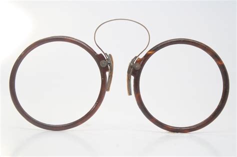 Antique Tortoise Pince Nez Glasses Pince Nez Vintage Eyeglasses