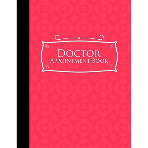Doctor Appointment Book 6 Columns Appointment Organizer Client