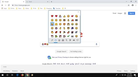 Insert Emojis Anywhere In Chrome Browser In Pc No App Youtube