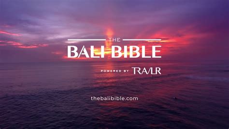 Book With The Bali Bible Youtube