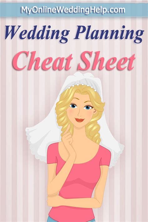 This Wedding Planning Cheat Sheet It S A Wedding Check List Shows Activities By Priority