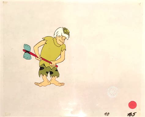 Hanna Barbera Production Cel From The Pebbles And Bamm Bamm Show