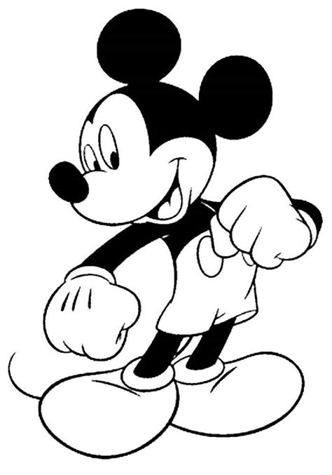 Detail Gambar Mickey Mouse Untuk Mewarnai Koleksi Nomer 36