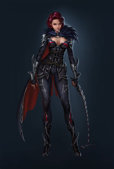 Beautiful Warrior Girl Original Fantasy Character 03