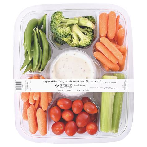 Vegetable Tray With Buttermilk Ranch Dip 20 Oz