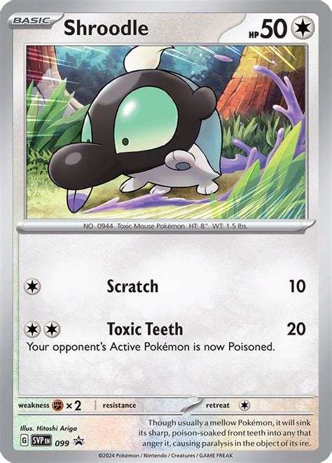 Shroodle 099 Sv Scarlet And Violet Promo Cards Pokemon