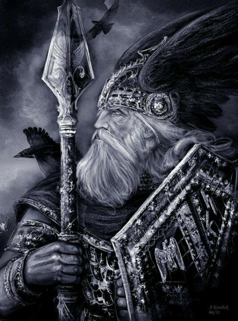 Odin The All Father Art Mythology Norse Pinterest