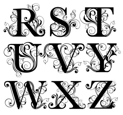 alphabet  monogram images  pinterest calligraphy fonts