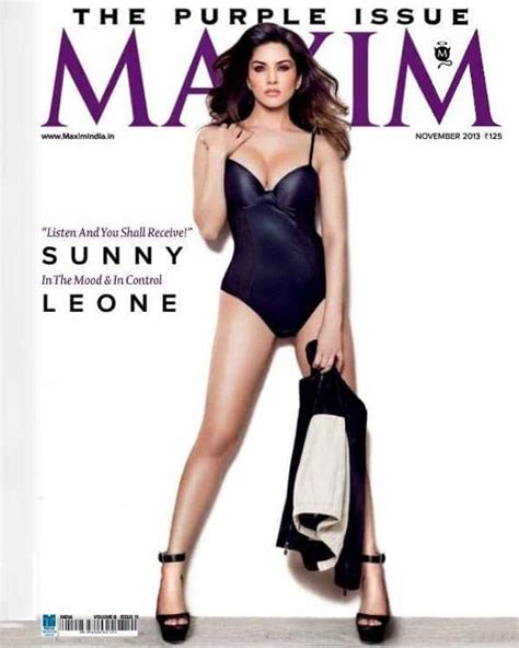 Sunny Leone Flaunts Her Curves On The Maxim Cover Bollywood News