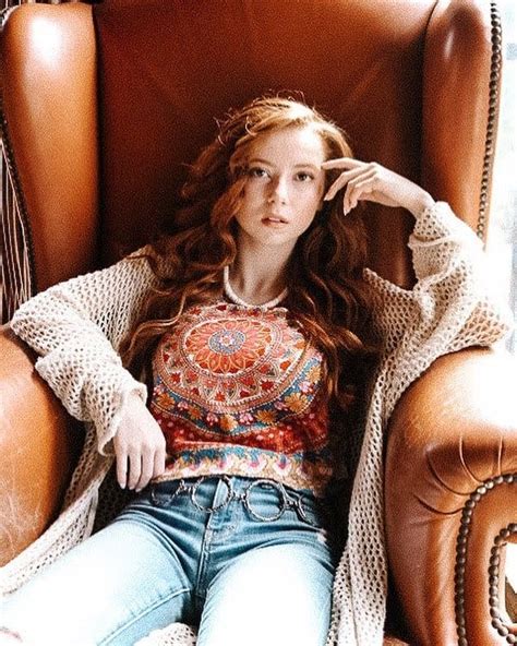 Picture Of Francesca Capaldi Teen Girl Fashion Red Hair Woman