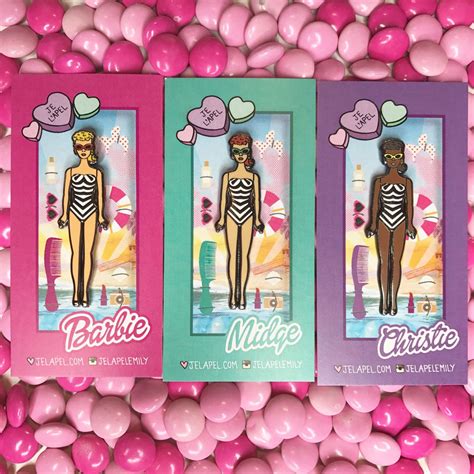 Azusa Barbie Barbie Pins From Je Lapel♡