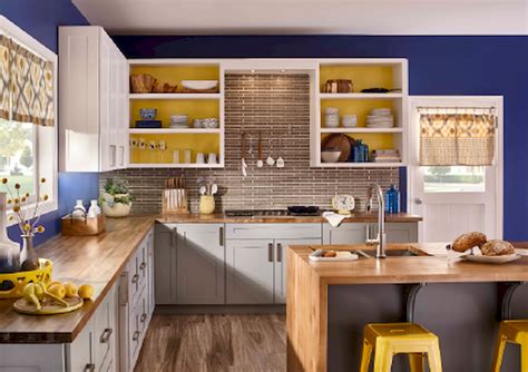 Use these popular cabinet paint colors as a guide for your own kitchen refresh. Choose best Color for small kitchen remodel Home to Z ...